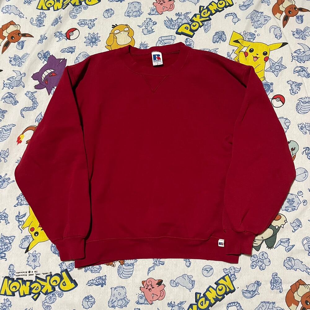 Vintage 2000s Russell Athletic Red Sweatshirt